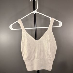 Ribbed Knit Crop Top